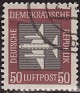 Germany 1957 Plane 50 Pfennig Marron Scott C4